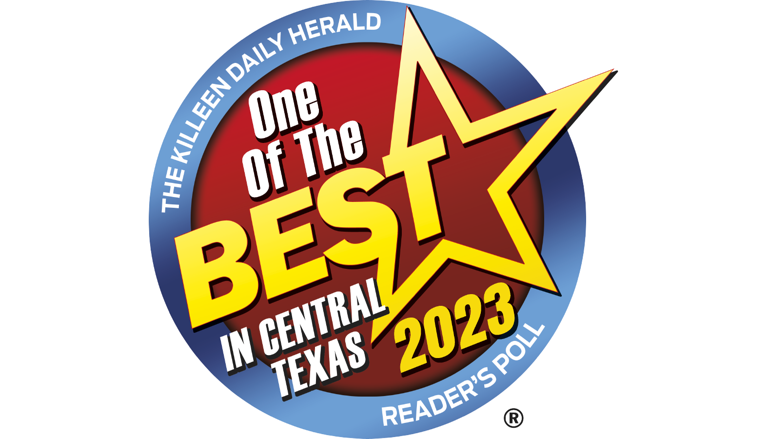 The Killeen Daily Herald One of the Best in Central Texas 2023 Reader's Poll Award