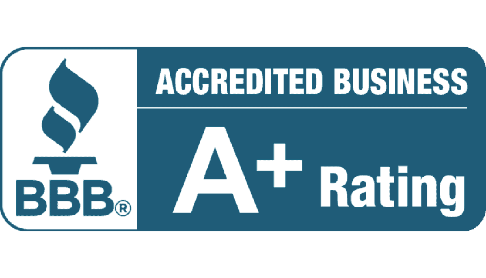 BBB Accredited Business A+ Rating Award