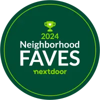 2024 Nextdoor Neighborhood Faves Award badge