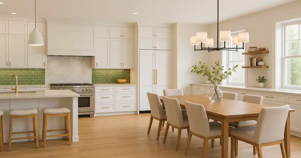 Open Concept Kitchen-Dining Layout