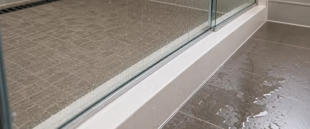 shower door leaks