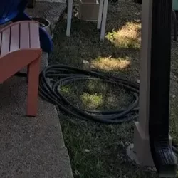 exposed pool equipment