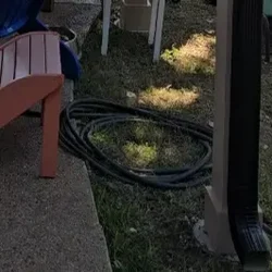 exposed pool equipment